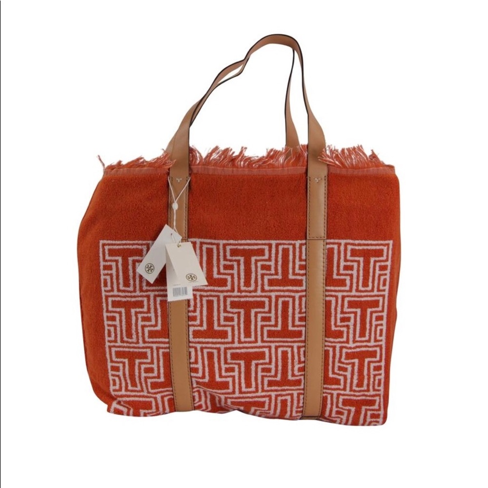 SOLD!!! NEW, AUTHENTICATED TORY BURCH Terry Tote - Picture 6 of 8